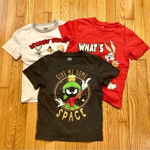 Looney Tunes Set of 3 Graphic Tees Child Size 10